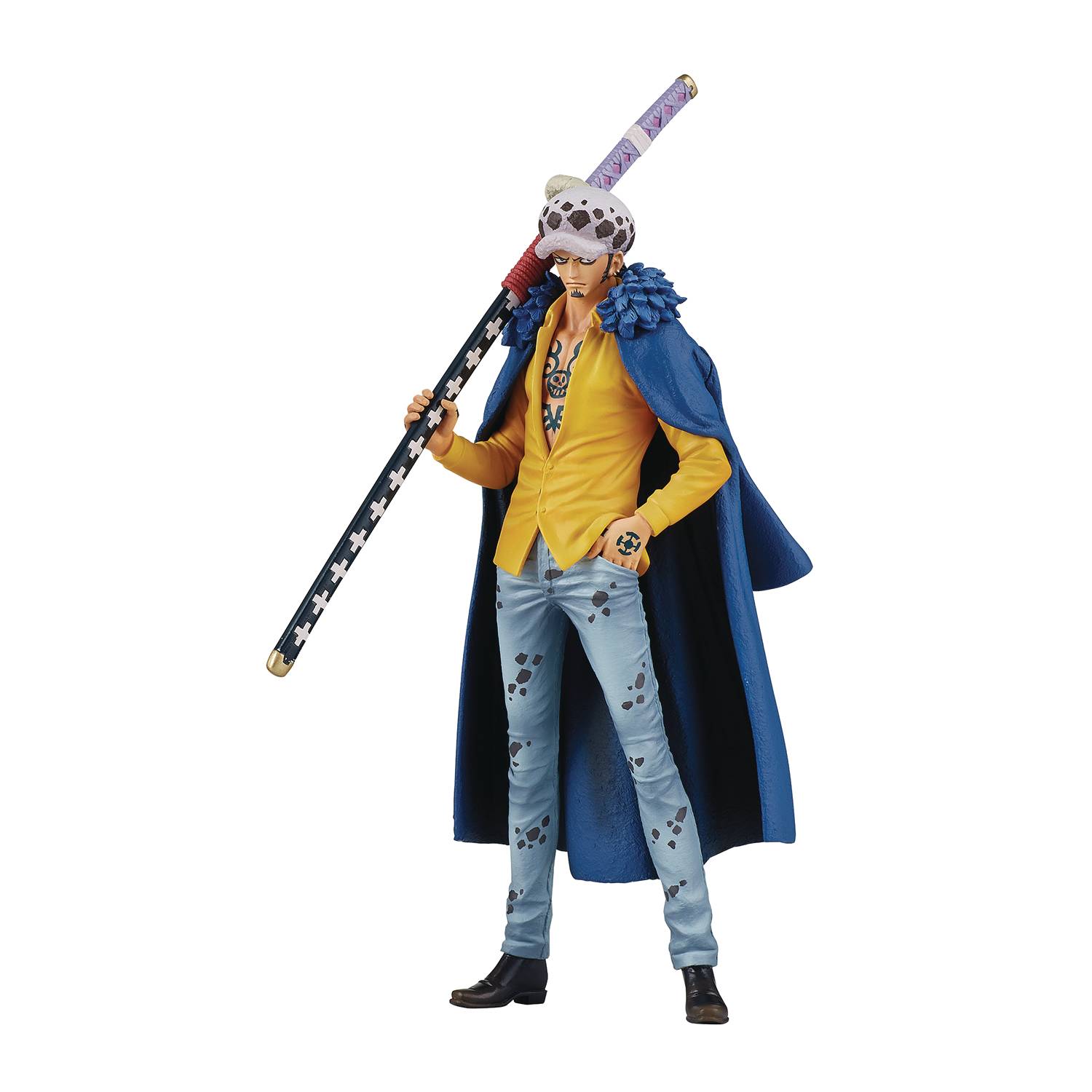 One Piece Dxf The Grandline Men Wanokuni (B:Trafalgar.Law) Statue by Banpresto -Banpresto - India - www.superherotoystore.com