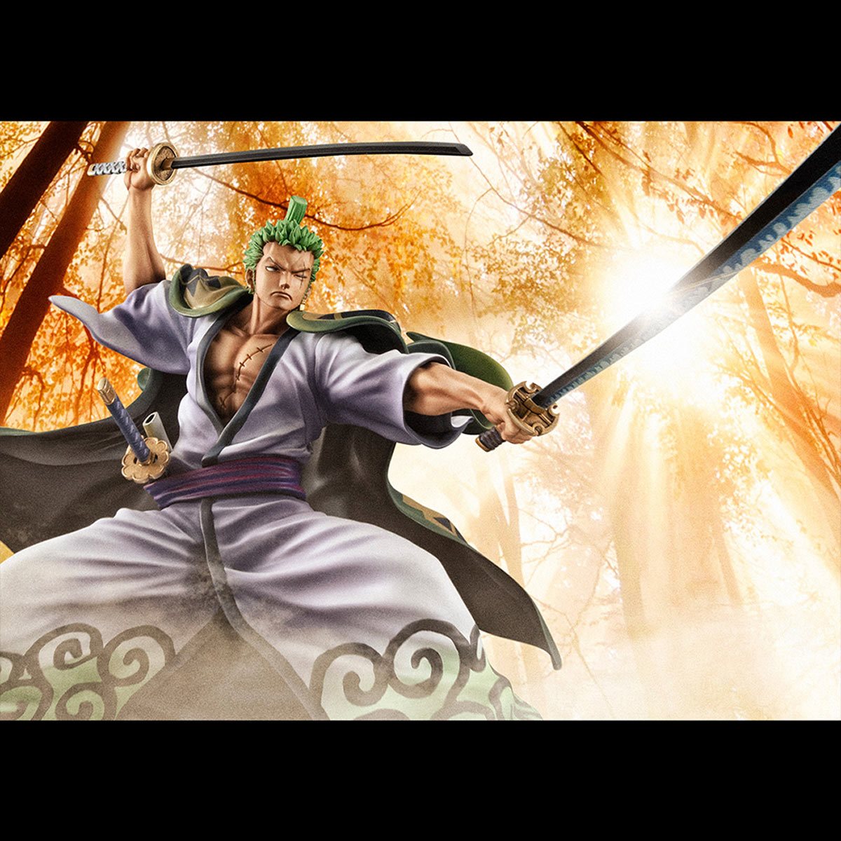 One Piece Zoro Juro Warriors Alliance Statue by Megahouse -Megahouse - India - www.superherotoystore.com