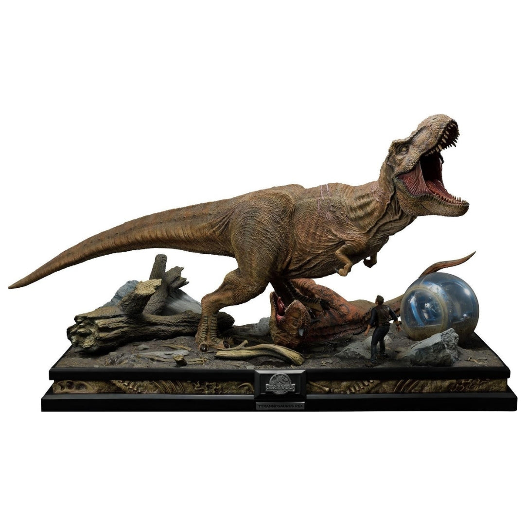 Jurassic World Fallen Kingdom: T-Rex & Carnotaurus Deluxe Edition Figure by Prime1 Studios -Prime 1 Studio - India - www.superherotoystore.com