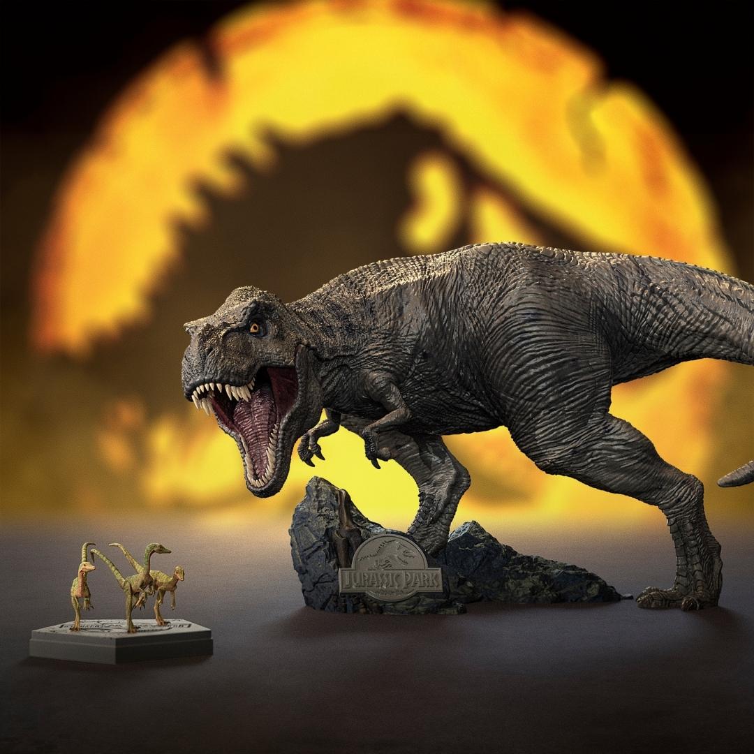 T-Rex Jurassic World Icons Statue by Iron Studios -Iron Studios - India - www.superherotoystore.com