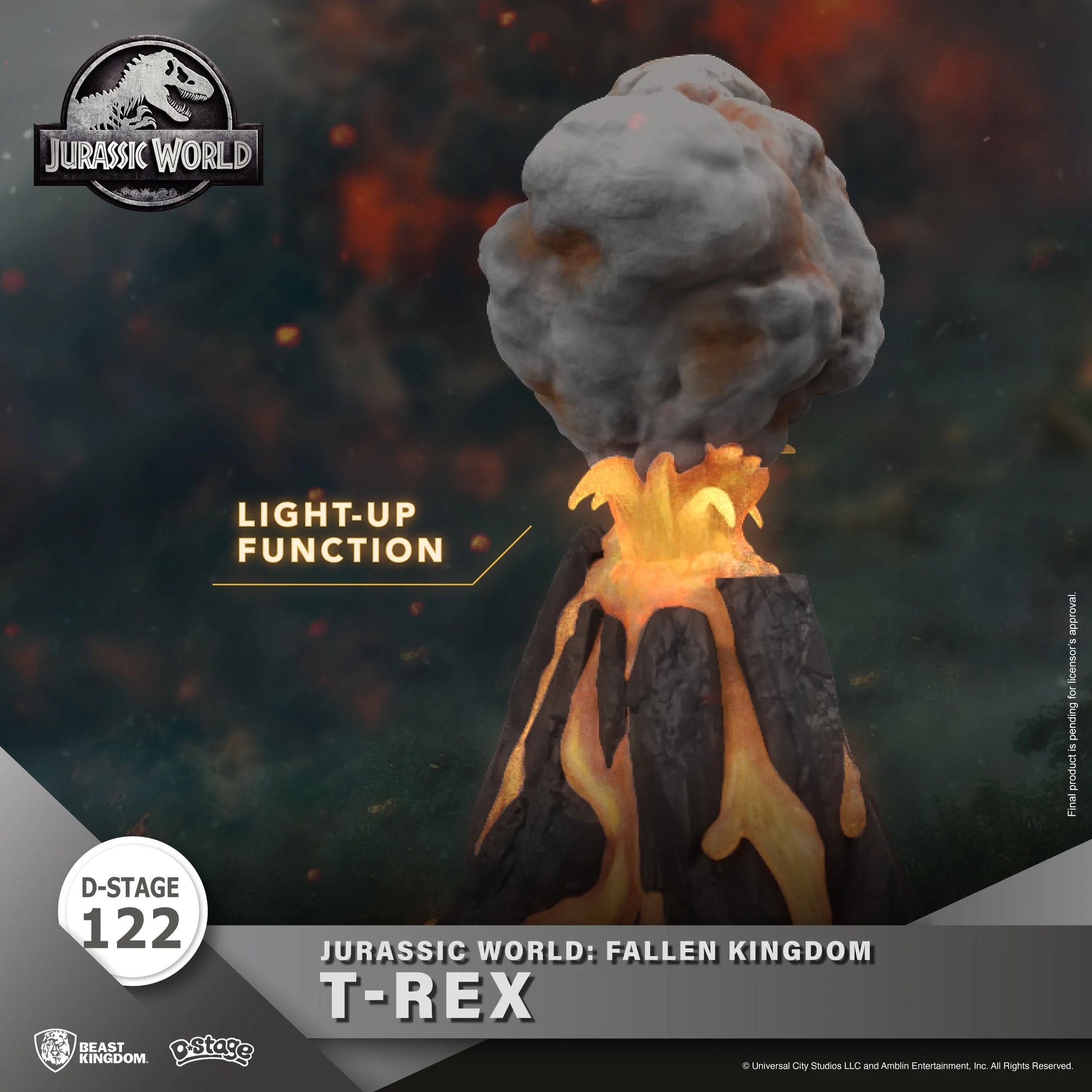 T-Rex Jurassic World Fallen Kingdom D-Stage Statue by Beast Kingdom -Beast Kingdom - India - www.superherotoystore.com