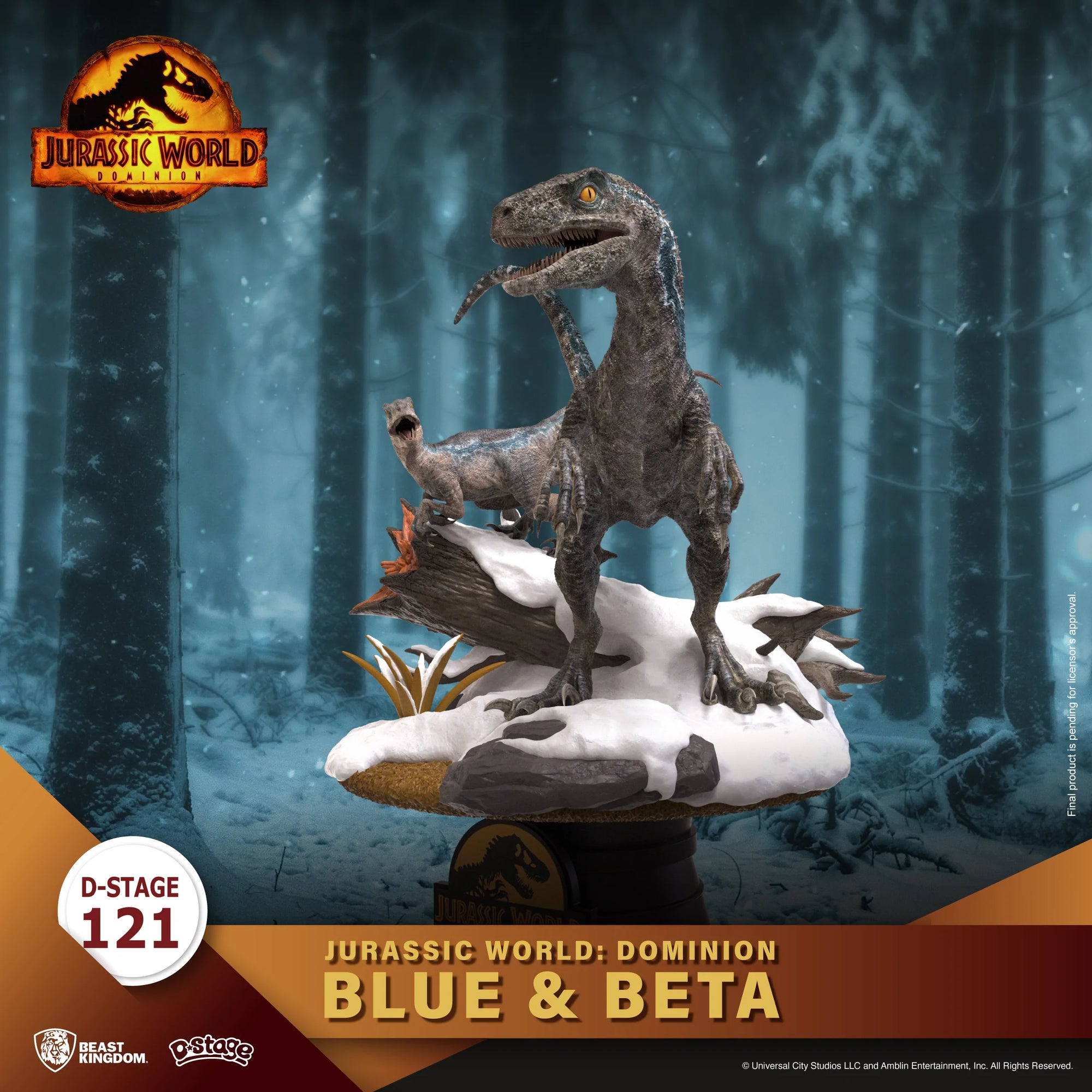 Jurassic World: Dominion-Blue & Beta D-Stage Statue by Beast Kingdom -Beast Kingdom - India - www.superherotoystore.com