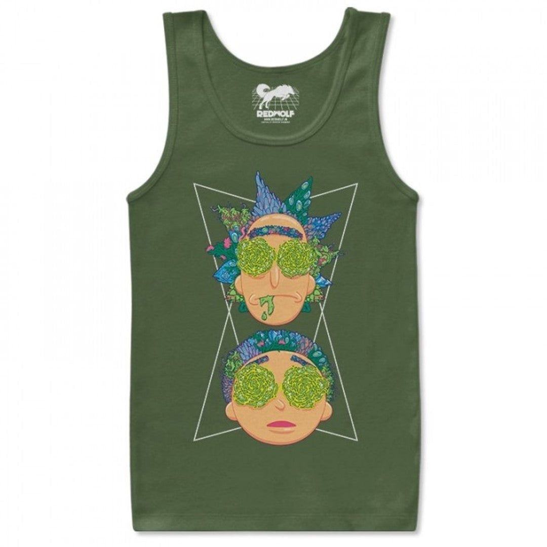 SEEING WEIRD - RICK AND MORTY OFFICIAL TANK TOP -Redwolf - India - www.superherotoystore.com