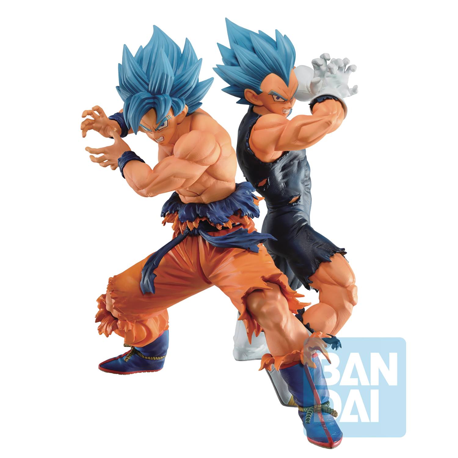 Dragon Ball Super Goku and Vegeta Super Saiyan Gods Vs Omnibus Super Ichiban Statue by Bandai -Bandai - India - www.superherotoystore.com