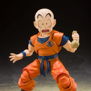 Dragon Ball Z Krillin Earth's Strongest Man S.H.Figuarts Action Figure by Bandai -Bandai - India - www.superherotoystore.com