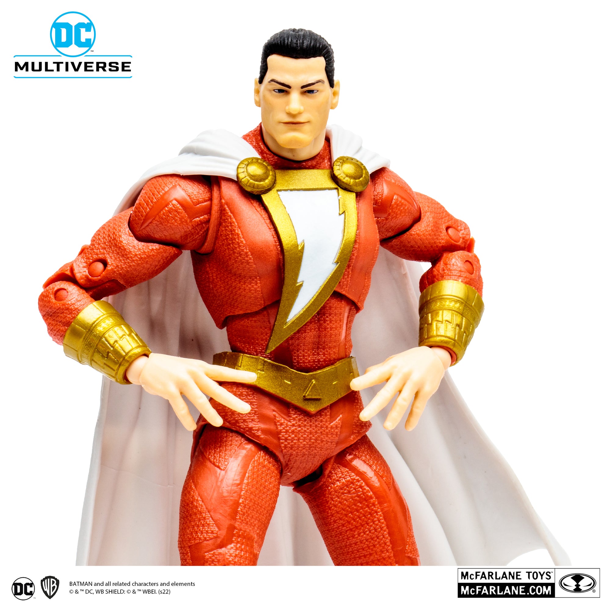 DC Comics Shazam (Gold Label) Figure by McFarlane Toys -McFarlane Toys - India - www.superherotoystore.com