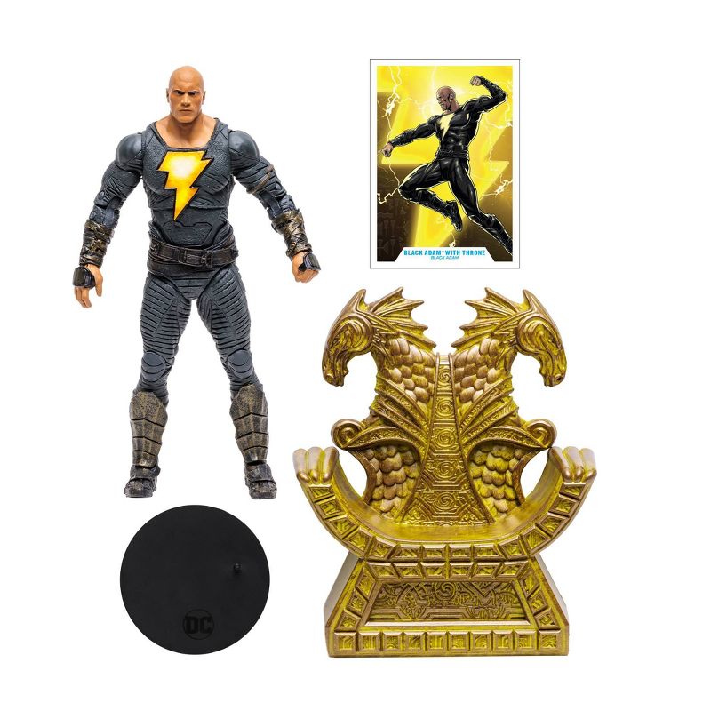DC Comics Black Adam Movie Black Adam With Throne Figure by McFarlane Toys -McFarlane Toys - India - www.superherotoystore.com