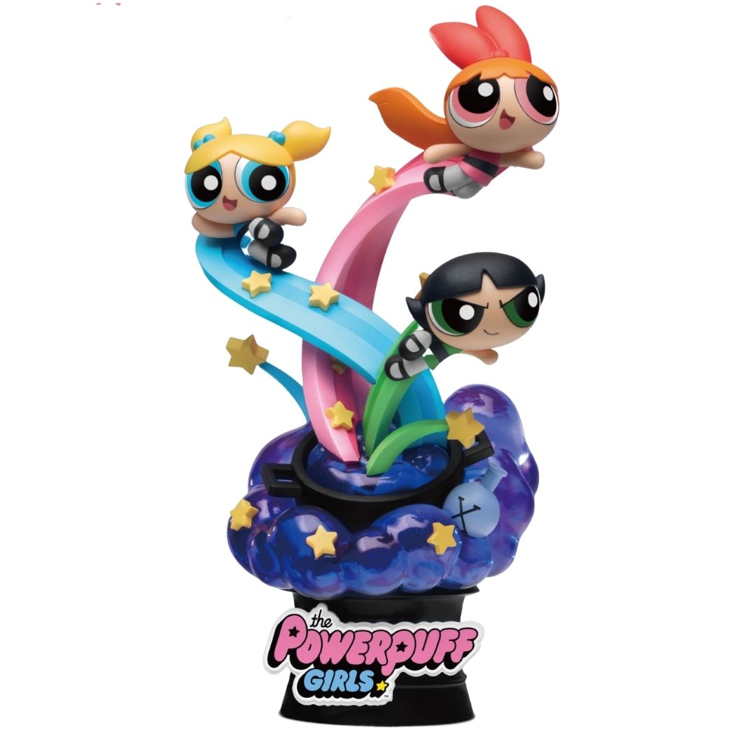 The Powerpuff Girls - the Day Is Saved D-Stage Figure by Beast Kingdom -Beast Kingdom - India - www.superherotoystore.com