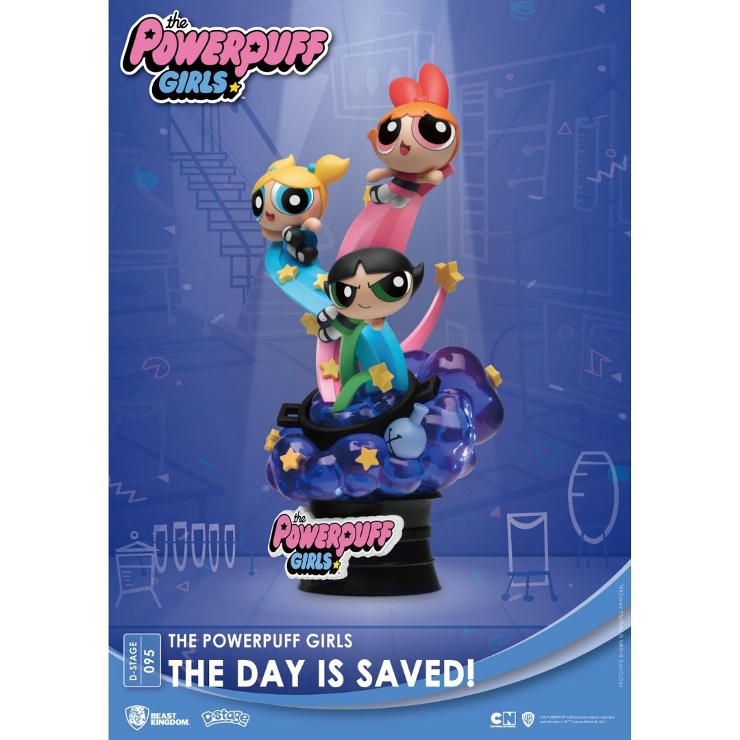 The Powerpuff Girls - the Day Is Saved D-Stage Figure by Beast Kingdom -Beast Kingdom - India - www.superherotoystore.com