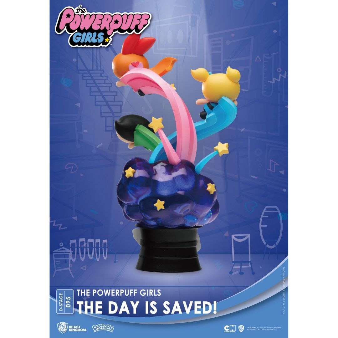 The Powerpuff Girls - the Day Is Saved D-Stage Figure by Beast Kingdom -Beast Kingdom - India - www.superherotoystore.com
