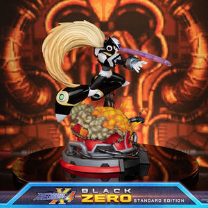 Zero (Black) Mega Man Statue by First 4 Figures -First 4 Figures - India - www.superherotoystore.com