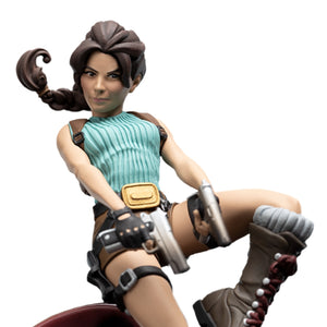 Tomb Raider - Lara Croft & Raptor Mini Epics Statue by Weta Workshop -Weta Workshop - India - www.superherotoystore.com