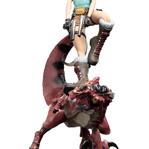 Tomb Raider - Lara Croft & Raptor Mini Epics Statue by Weta Workshop -Weta Workshop - India - www.superherotoystore.com