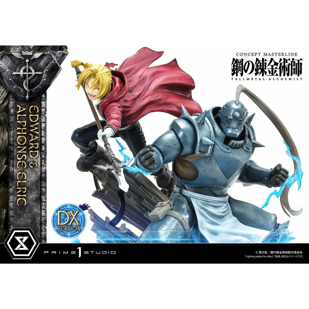 FullMetal Alchemist Edward & Alphanso Elric Deluxe Version Statue by Prime 1 Studios -Prime 1 Studio - India - www.superherotoystore.com