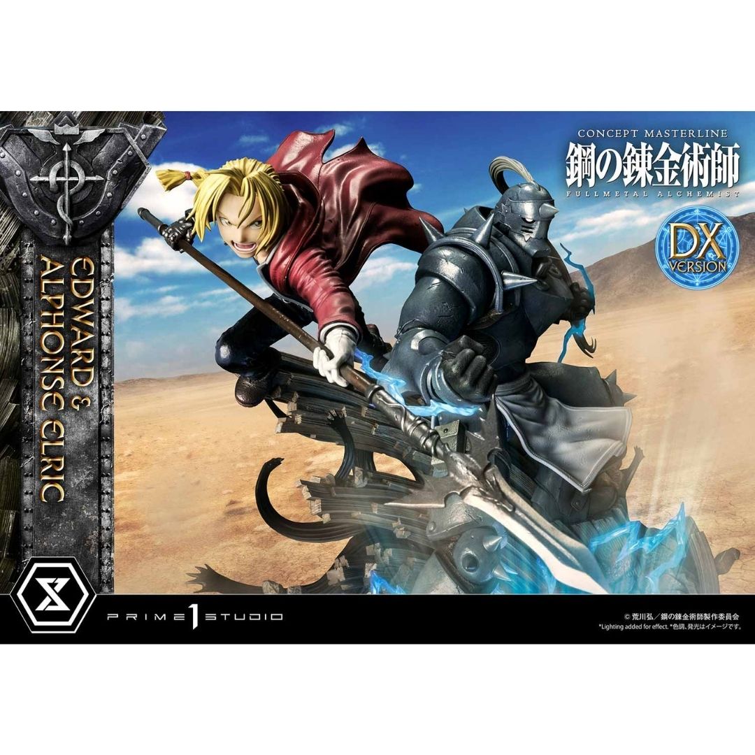 FullMetal Alchemist Edward & Alphanso Elric Deluxe Version Statue by Prime 1 Studios -Prime 1 Studio - India - www.superherotoystore.com