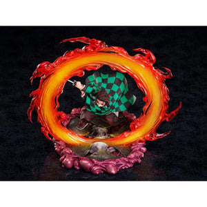Demon Slayer Tanjiro Hinokami Kagura 1:8 Scale Statue by Aniplex -Aniplex - India - www.superherotoystore.com