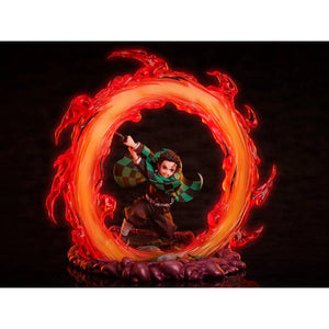 Demon Slayer Tanjiro Hinokami Kagura 1:8 Scale Statue by Aniplex -Aniplex - India - www.superherotoystore.com