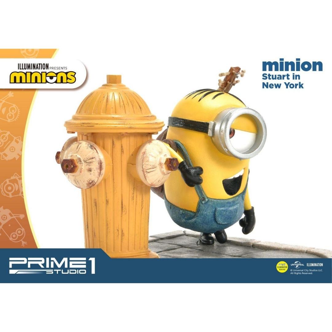 Minions Stuart in New York Diorama by Prime 1 Studio -Prime 1 Studio - India - www.superherotoystore.com