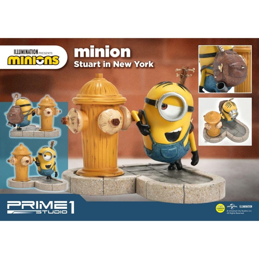 Minions Stuart in New York Diorama by Prime 1 Studio -Prime 1 Studio - India - www.superherotoystore.com