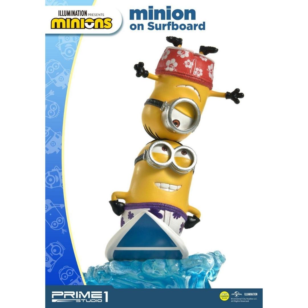 Minions Surfboard Diorama by Prime 1 Studio -Prime 1 Studio - India - www.superherotoystore.com