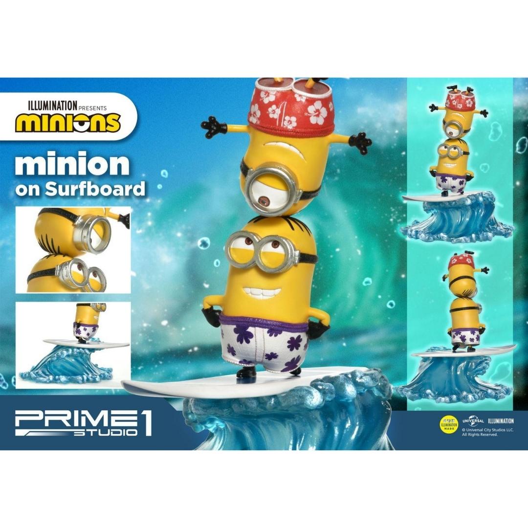 Minions Surfboard Diorama by Prime 1 Studio -Prime 1 Studio - India - www.superherotoystore.com