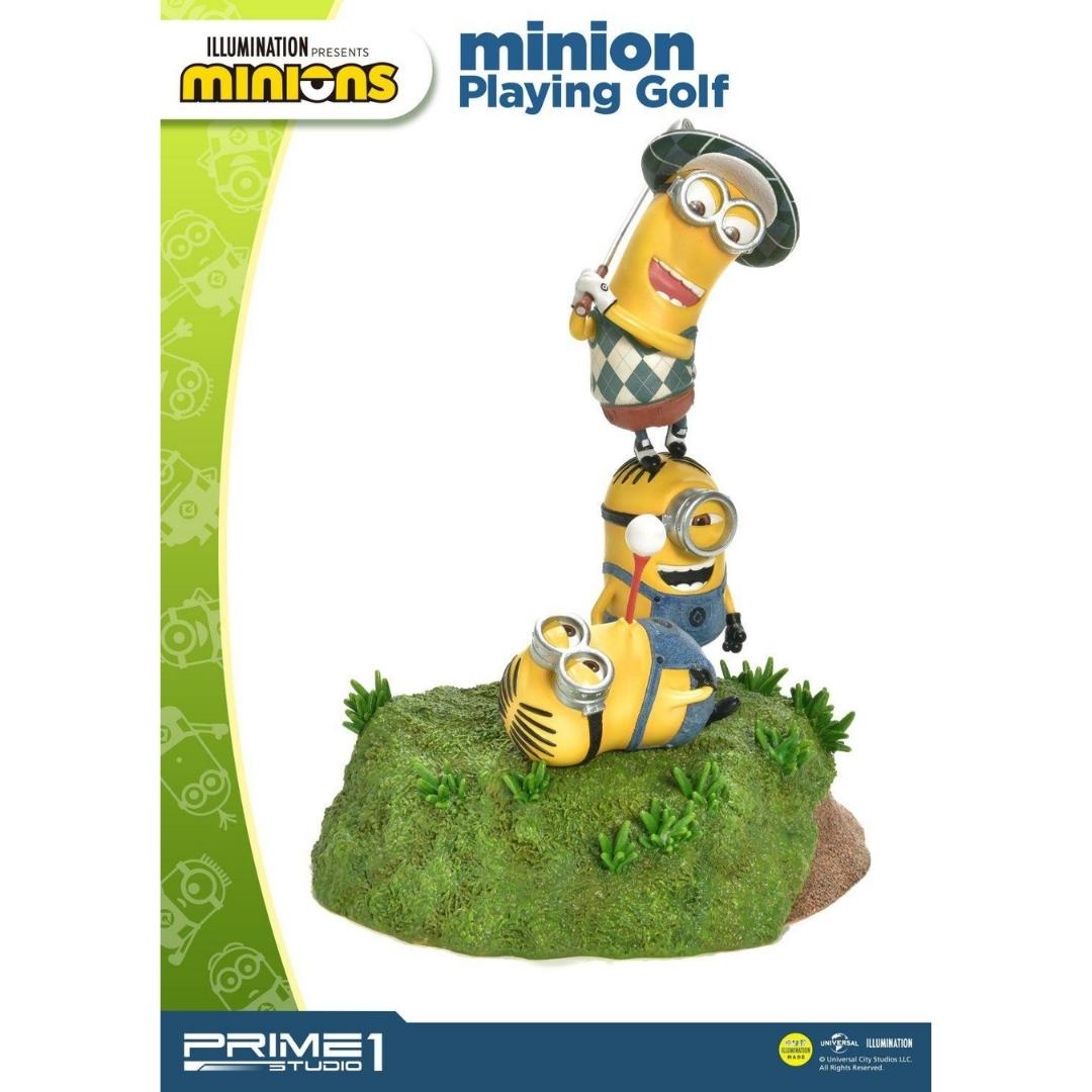 Minions Playing Golf Diorama by Prime 1 Studio -Prime 1 Studio - India - www.superherotoystore.com