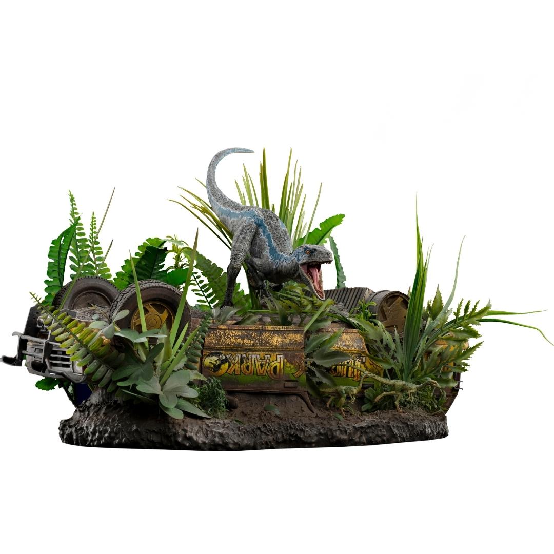 Blue Jurassic World Fallen Kingdom Deluxe Art Scale 1/10 by Iron Studios -Iron Studios - India - www.superherotoystore.com