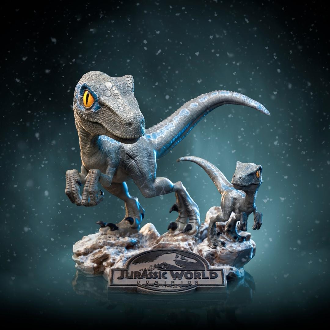 Blue and Beta Jurassic World Dominion Minico by Iron Studios -MiniCo - India - www.superherotoystore.com