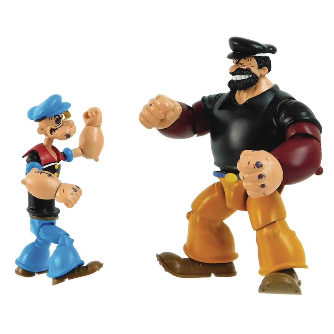 Popeye Classics Popeye vs. Bluto 1:12 Figure (2-Pack) by Boss Fight Studio -Boss Fight Studio - India - www.superherotoystore.com