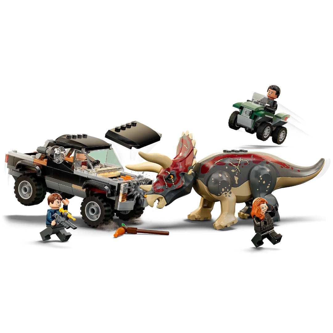Jurassic World Triceratops Pickup Truck Ambush Set by LEGO -Lego - India - www.superherotoystore.com