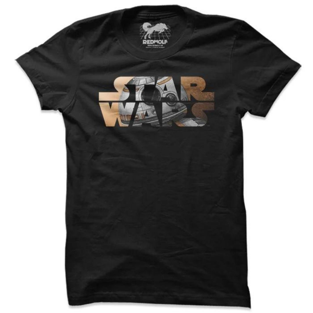 STAR WARS LOGO - STAR WARS OFFICIAL T-SHIRT -Redwolf - India - www.superherotoystore.com