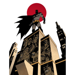 Batman Animated Series Opening Scene T-Shirt -Entertainment Store - India - www.superherotoystore.com