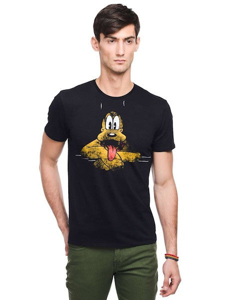 Goofy Black Colour Half Sleeve T-Shirt by Bio World -Bio World - India - www.superherotoystore.com