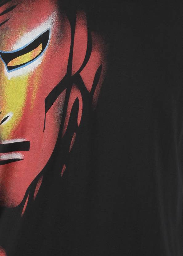 Marvel Comics Iron Man Face T-Shirt -Bio World - India - www.superherotoystore.com