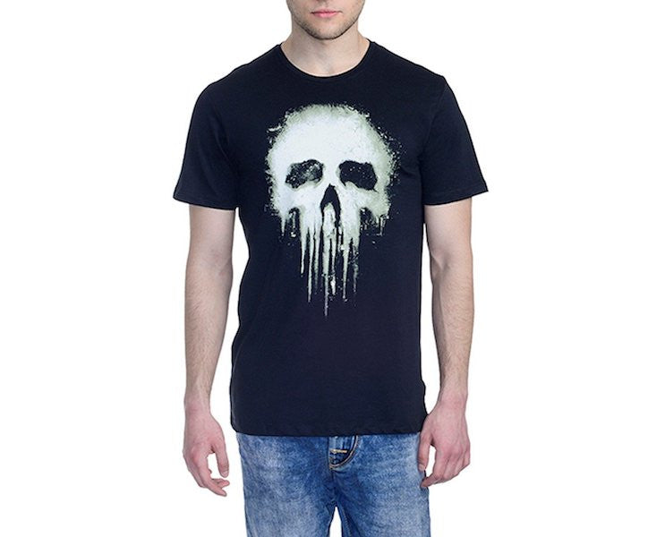 Punisher Black Colour Crew Neck Half Sleeve T-Shirt by Bio World -Bio World - India - www.superherotoystore.com