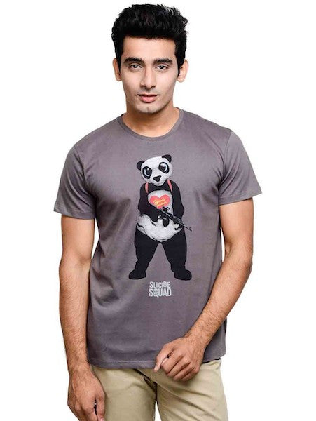 Suicide Squad Panda Half Sleeve T-Shirt by Bio World -Bio World - India - www.superherotoystore.com