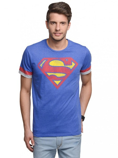 Superman Royal Blue Half Sleeve T-Shirt by Bio World -Bio World - India - www.superherotoystore.com