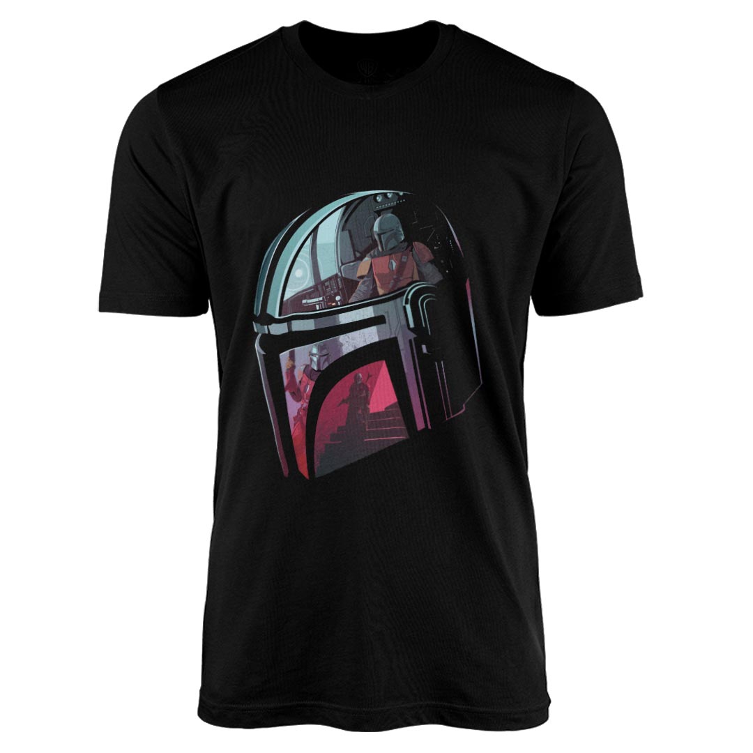 Star Wars The Mandalorian The Bounty Hunter T-Shirt -Celfie Design - India - www.superherotoystore.com