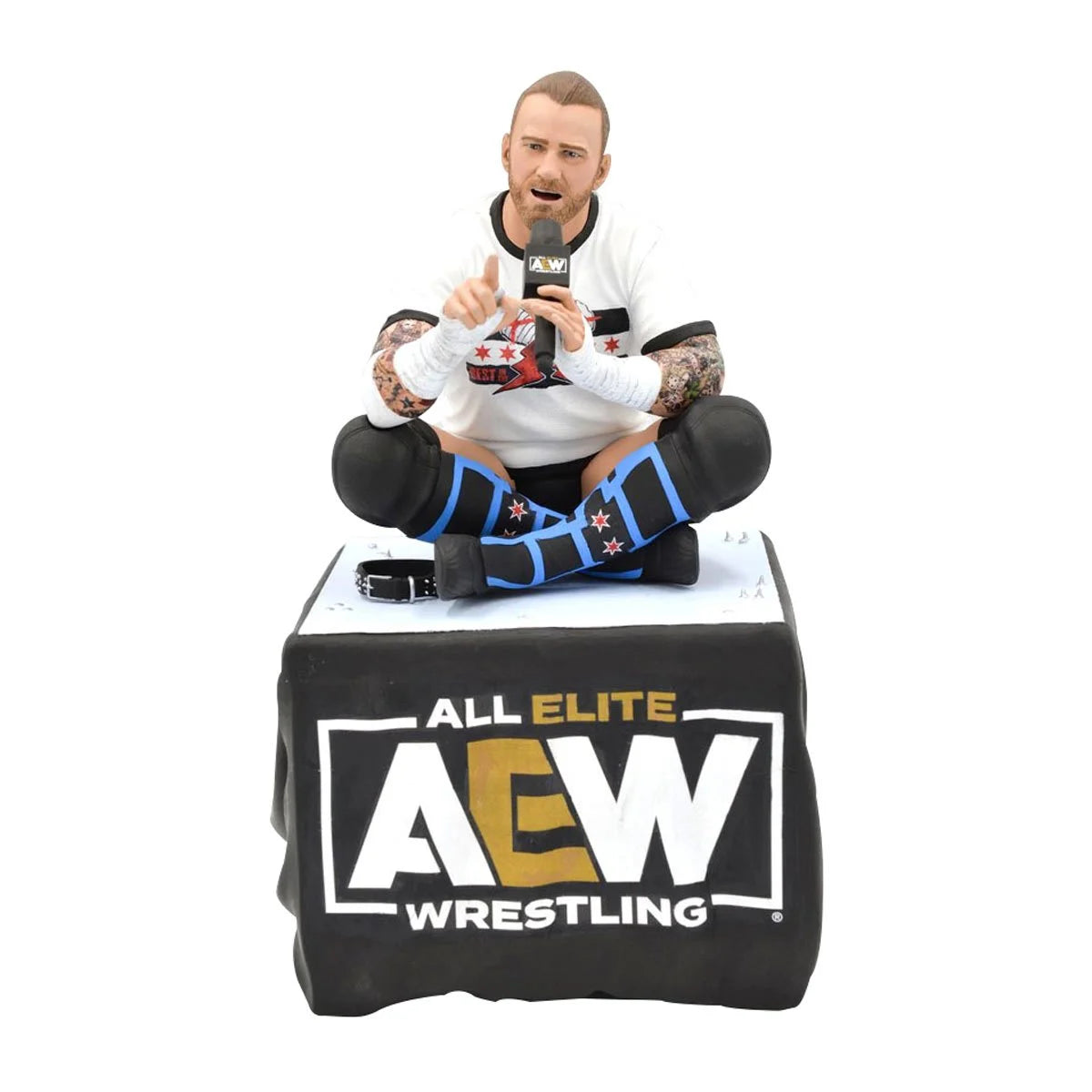 CM Punk AEW Gallery Statue by Diamond Select Toys -Diamond Gallery - India - www.superherotoystore.com