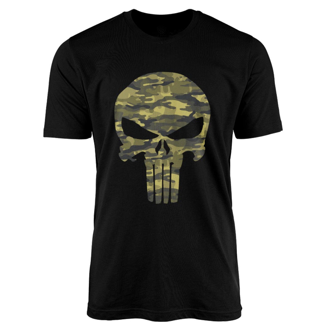 Marvel Comics Camo Punisher T-Shirt -Celfie Design - India - www.superherotoystore.com