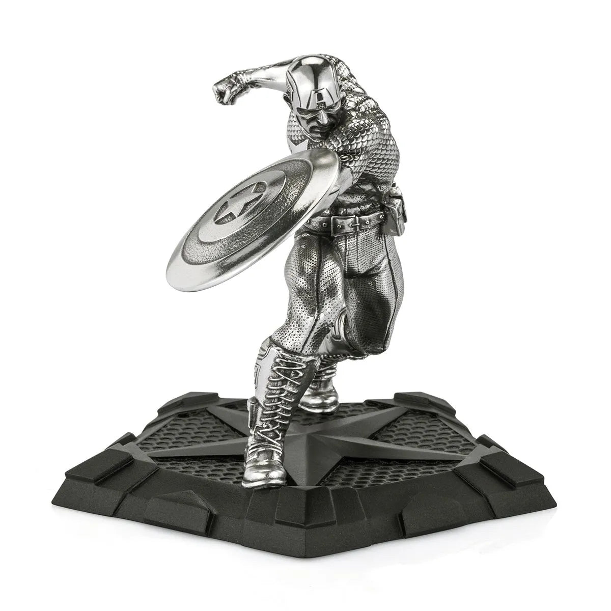 Captain America First Avenger Limited Edition Metal Figurine by Royal Selangor -Royal Selangor - India - www.superherotoystore.com