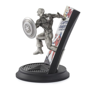 Captain America The Avengers #4 Limited Edition Metal Statue by Royal Selangor -Royal Selangor - India - www.superherotoystore.com