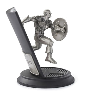 Captain America The Avengers #4 Limited Edition Metal Statue by Royal Selangor -Royal Selangor - India - www.superherotoystore.com