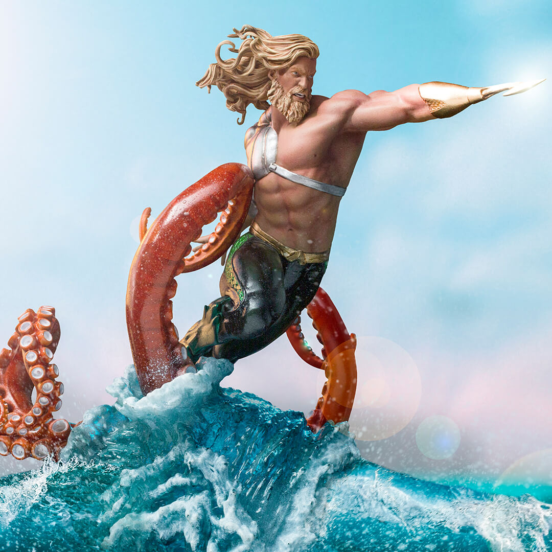 DC Comics Aquaman Statue by Iron Studios -Iron Studios - India - www.superherotoystore.com