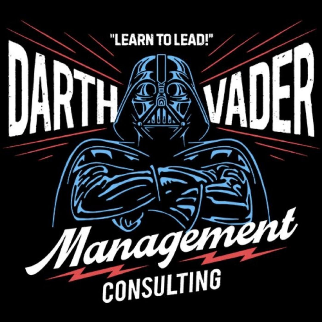 DARTH VADER MANAGEMENT CONSULTING - STAR WARS OFFICIAL T-SHIRT -Redwolf - India - www.superherotoystore.com