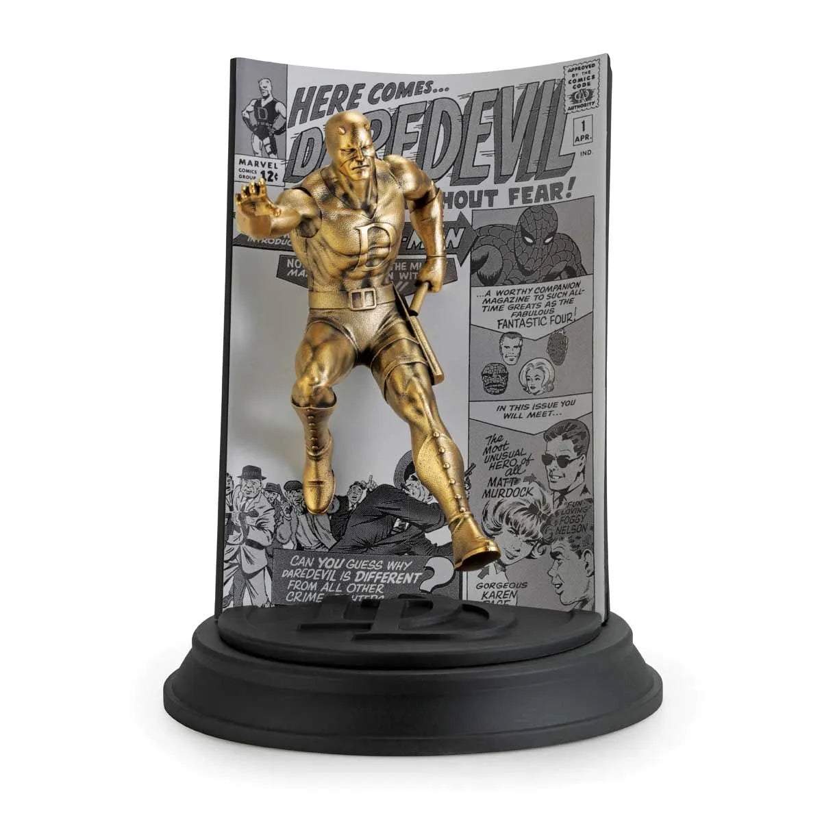 Daredevil Volume #1 Limited Edition Gilt Statue by Royal Selangor -Royal Selangor - India - www.superherotoystore.com