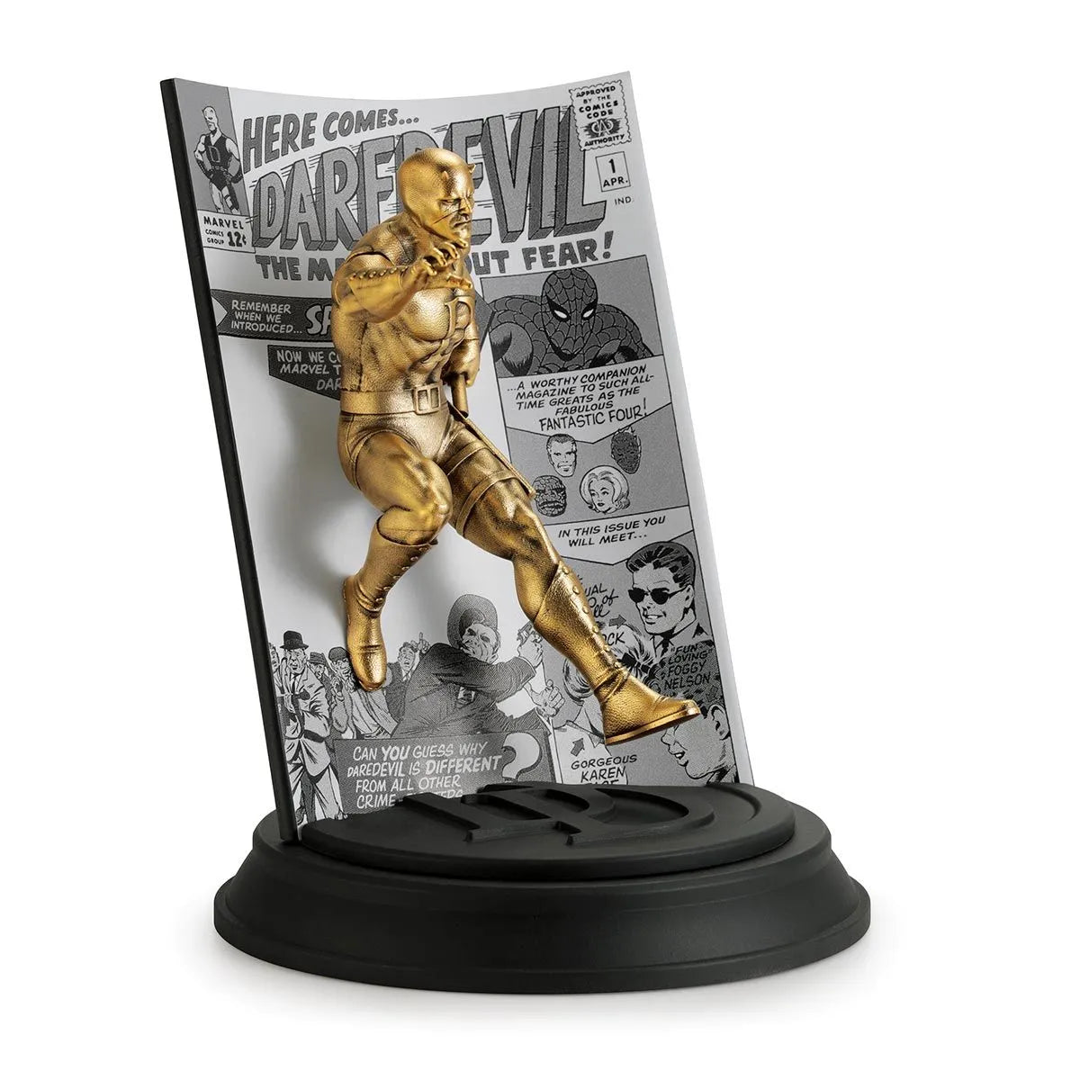 Daredevil Volume #1 Limited Edition Gilt Statue by Royal Selangor -Royal Selangor - India - www.superherotoystore.com
