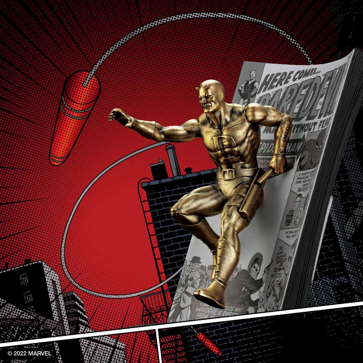 Daredevil Volume #1 Limited Edition Gilt Statue by Royal Selangor -Royal Selangor - India - www.superherotoystore.com