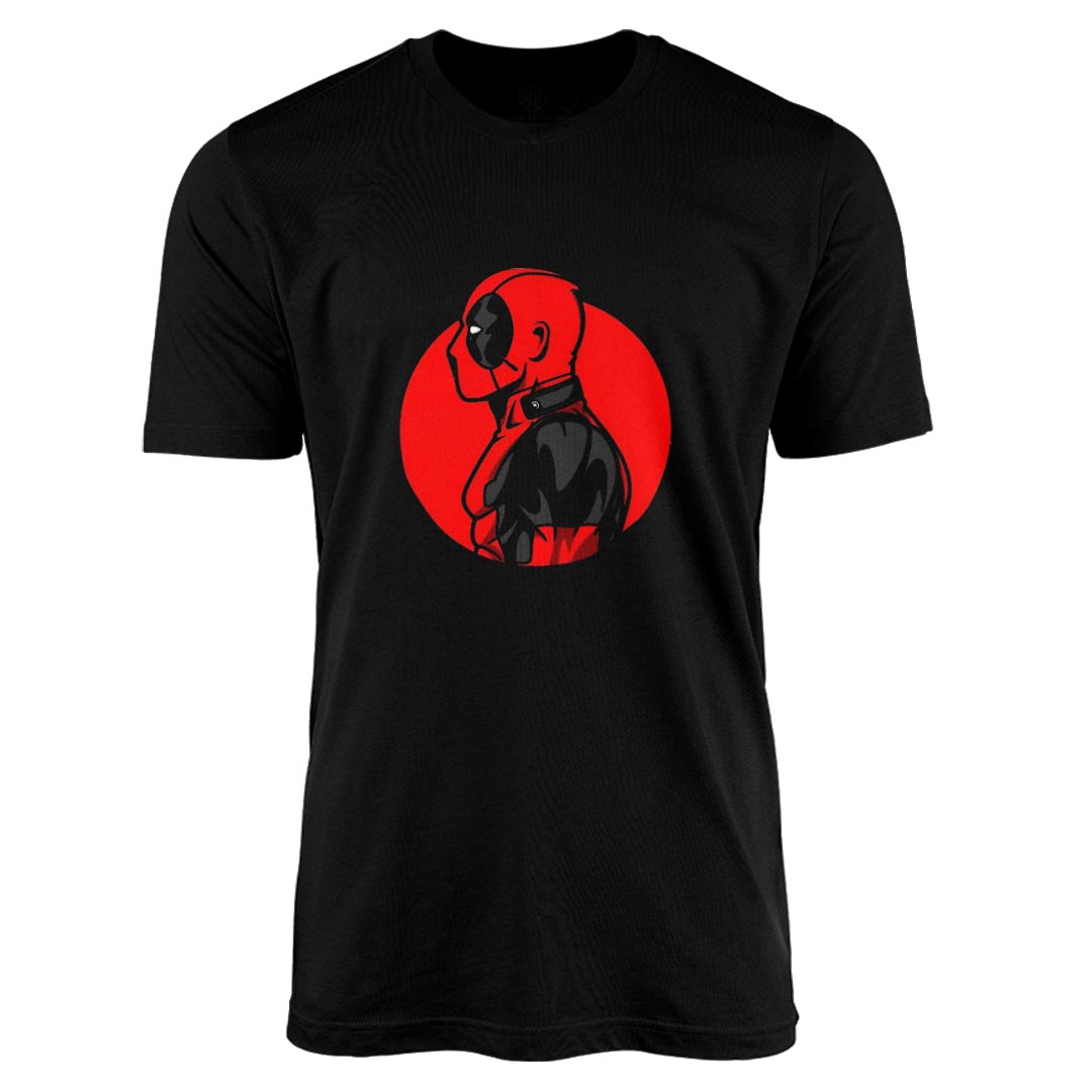 Marvel Comics Deadpool Profile T-Shirt -Celfie Design - India - www.superherotoystore.com