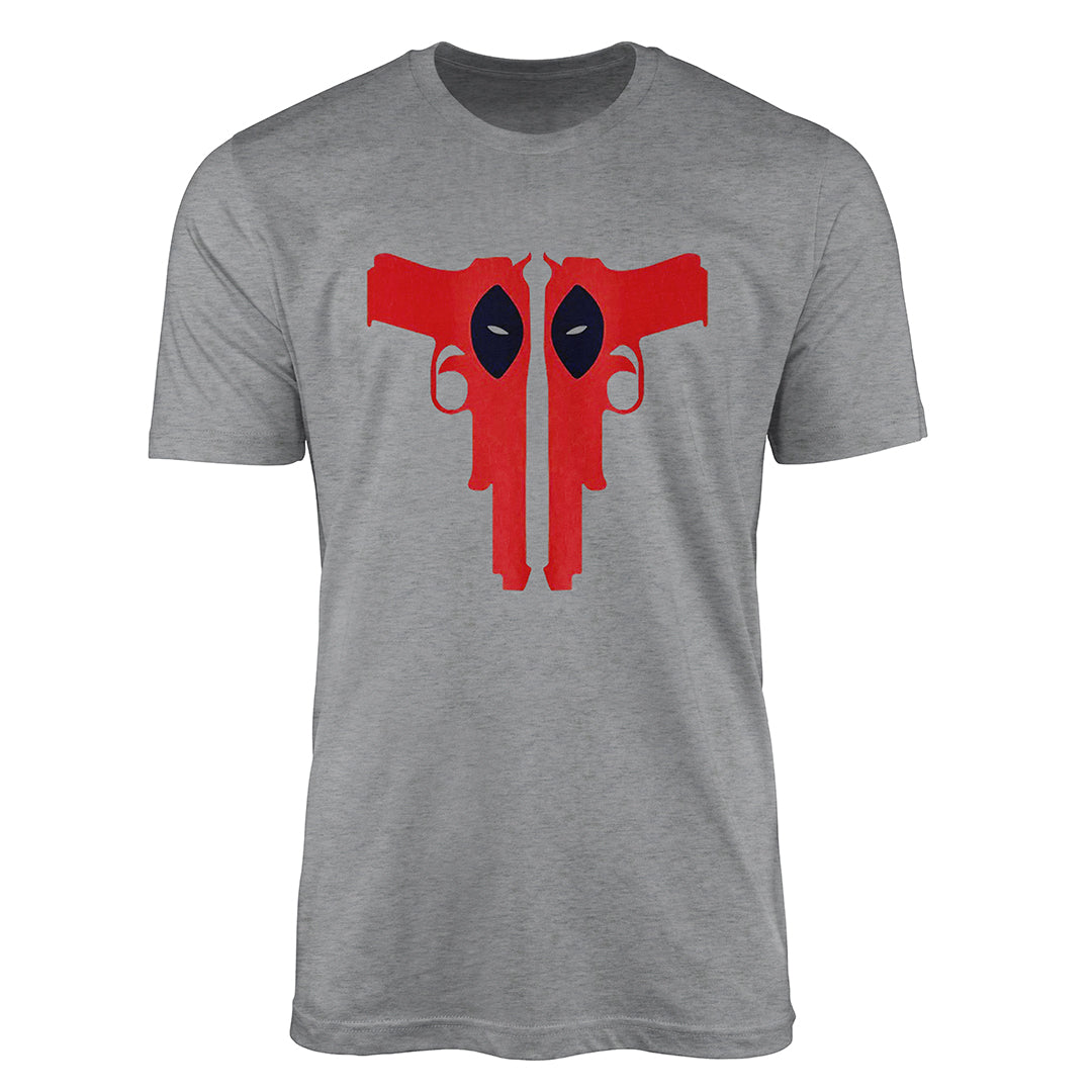 Deadpool Desert Eagle Designer T-Shirt -Macmerise - India - www.superherotoystore.com